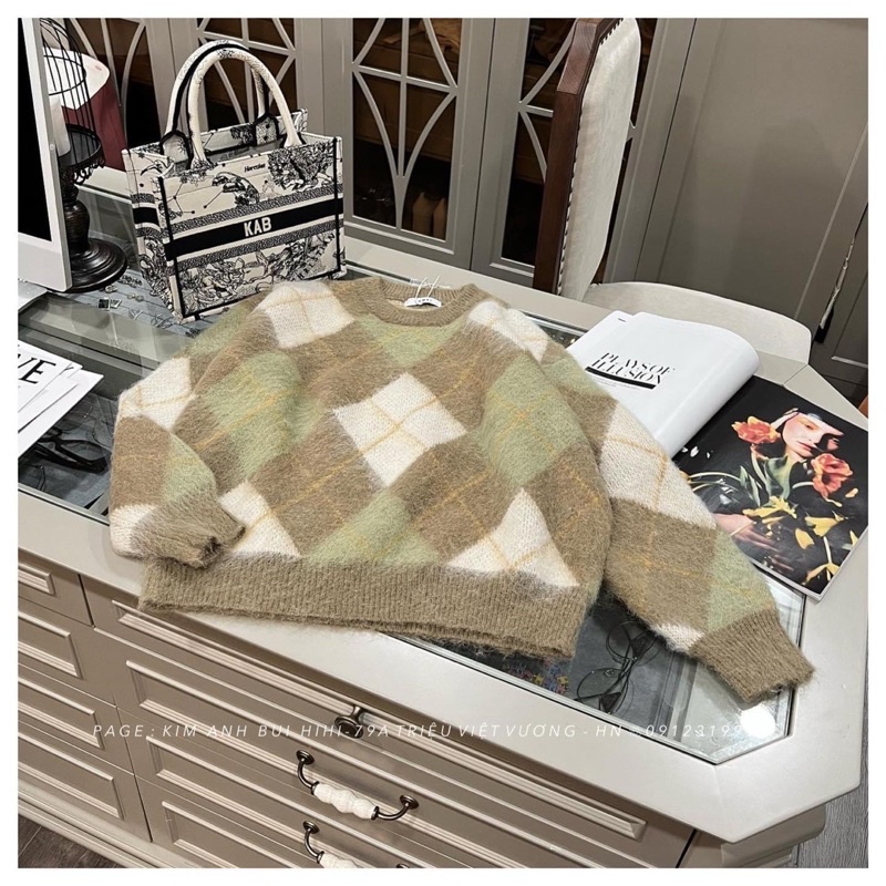 Áo len zizac kim anh bùi