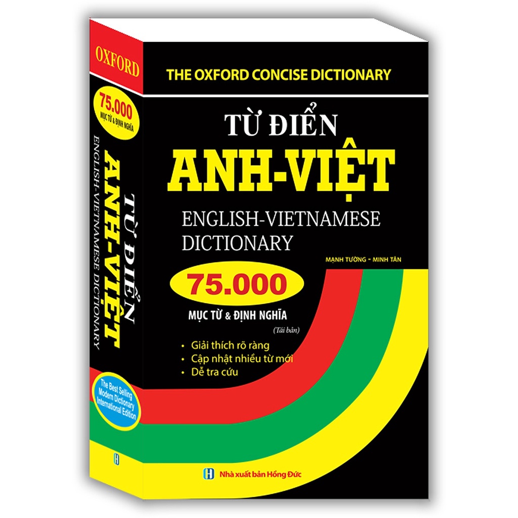 Sách-Từ Điển Anh Việt 75000 Mục Từ Và Định Nghĩa