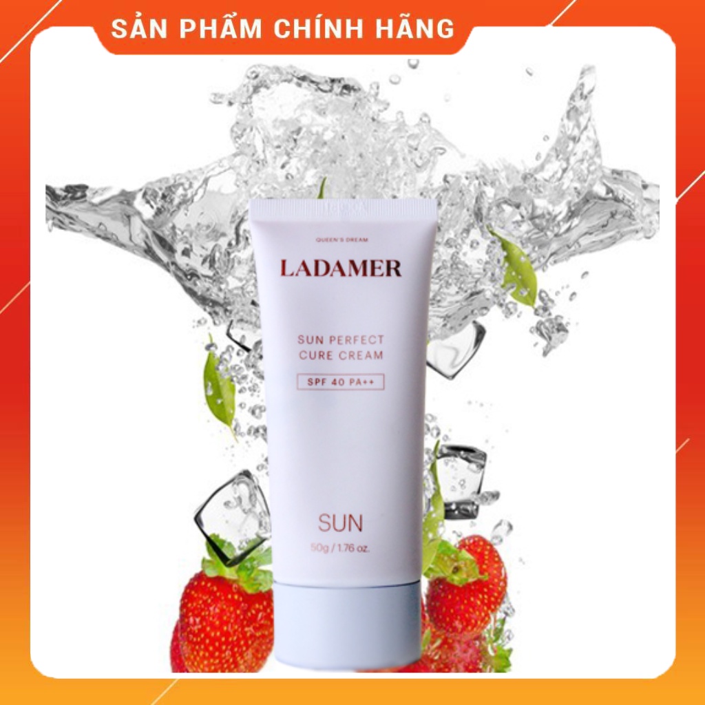 Kem Chống Nắng Trắng Da Không Trôi Ladamer Sun Perfect Cure Cream SPF40