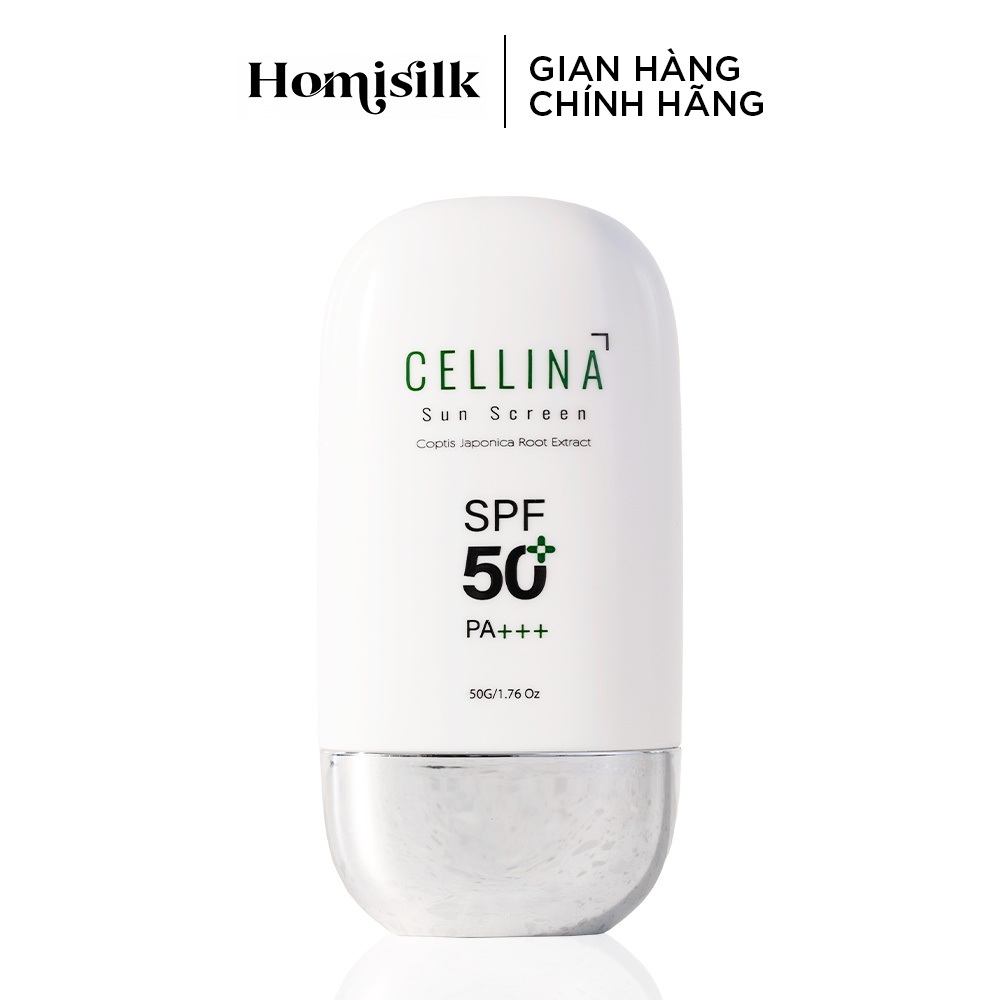 Kem Chống Nắng - Cellina Sunscreen- - SPF 50 PA +++- Homisilk