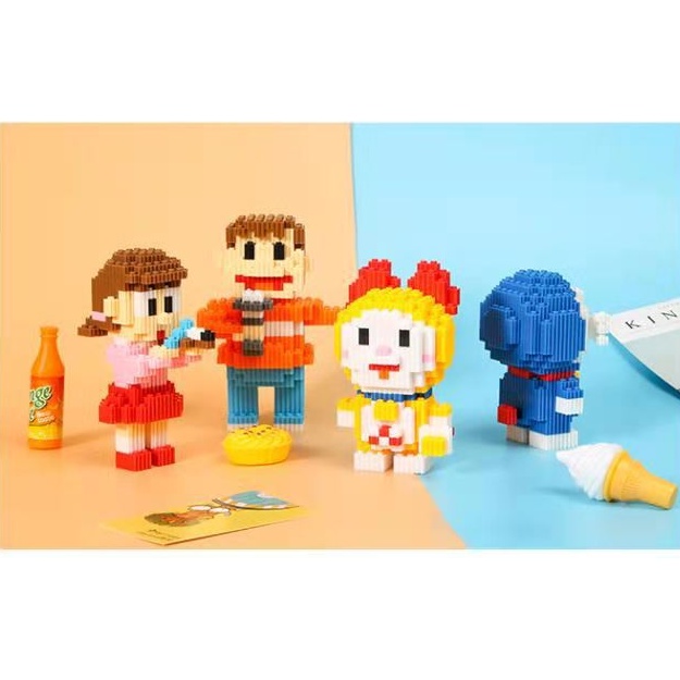 Xếp hình mini 3D - 12 Cung hoàng đạo - Nhân vật hoạt hình - Mẫu mới - Chọn mẫu