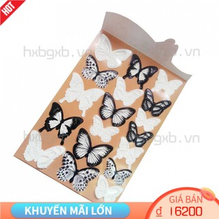 Miếng Dán Tường Trang Trí Hình Bướm 3d Độc Đáo
