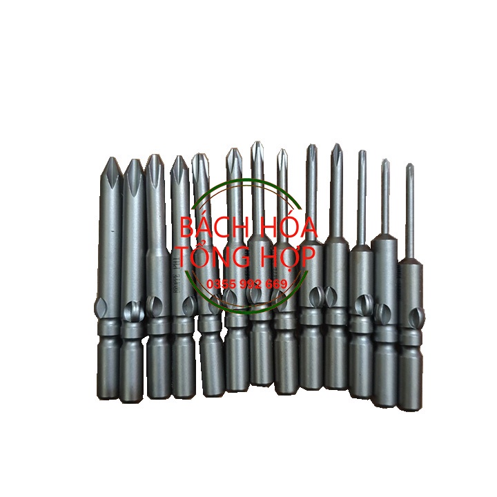 Tô vít 4 cạnh 802 chuôi cánh bướm PHI 6mm dài 60mm thương hiệu Broppe (bộ 13 cây)