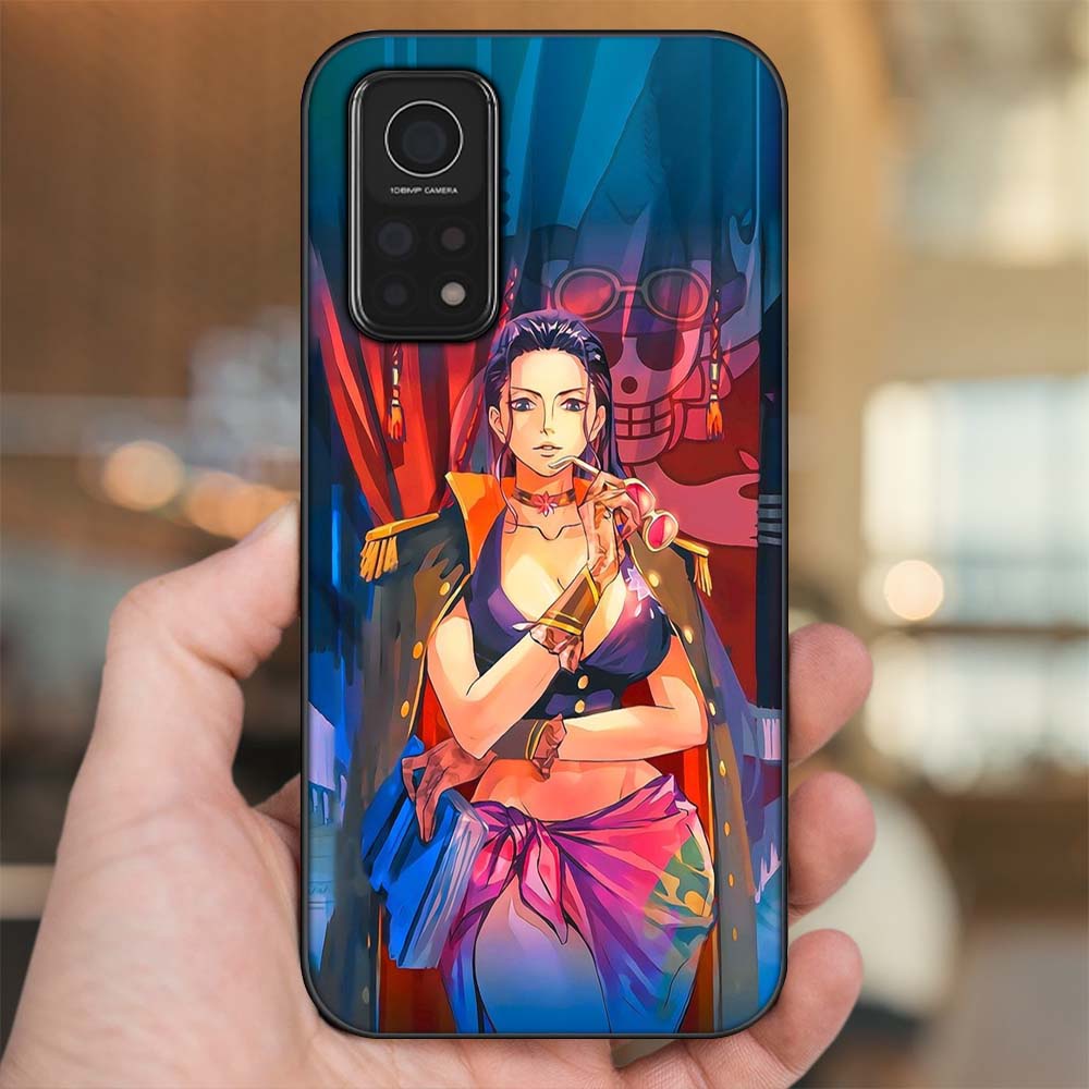 Ốp lưng Xiaomi Mi 10T Pro 5G viền đen in hình Nico Robin One Piece Đảo Hải Tặc