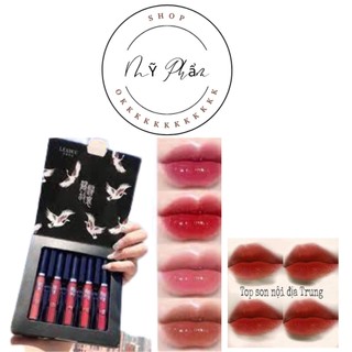 Sét son lì 5 cây cổ trang nội địa trung đủ màu