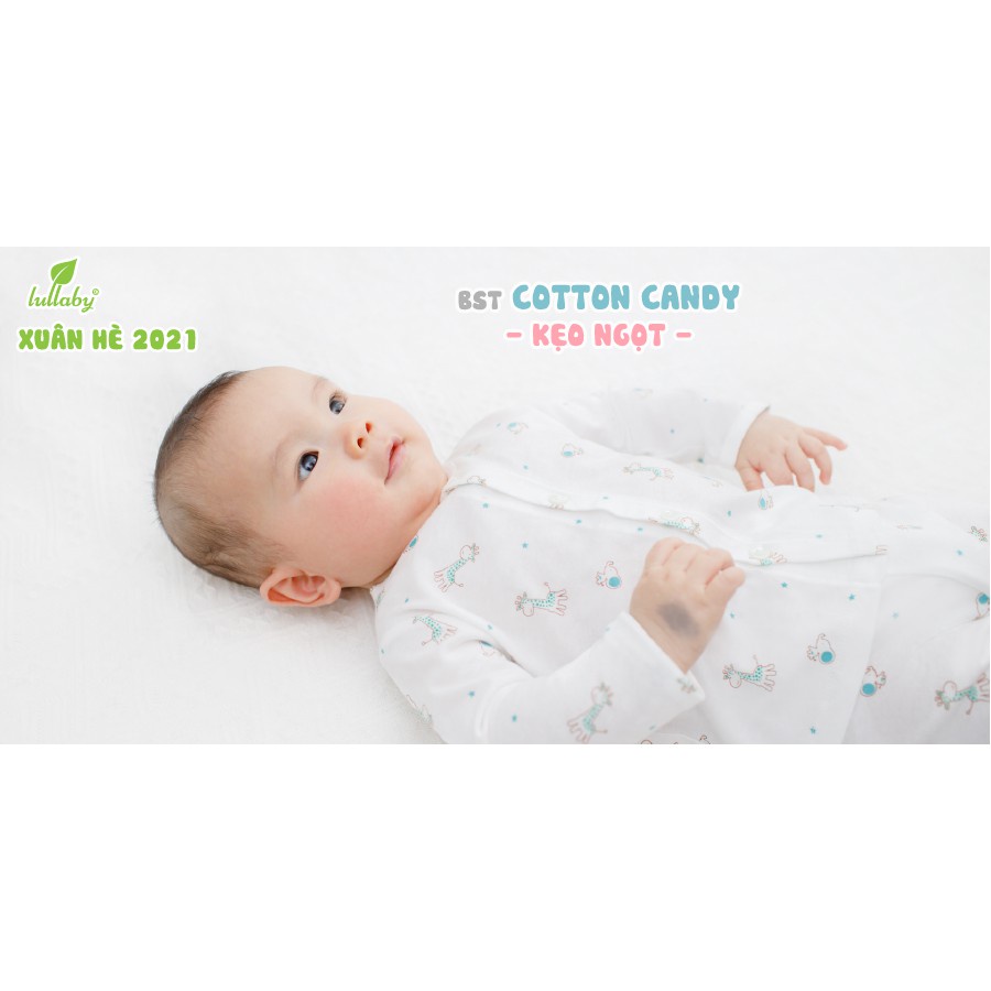 Bộ sơ sinh cài giữa cotton mềm min Lullaby