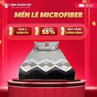 Mền Cotton Microfiber Thuần Việt - Xám Fiber 04