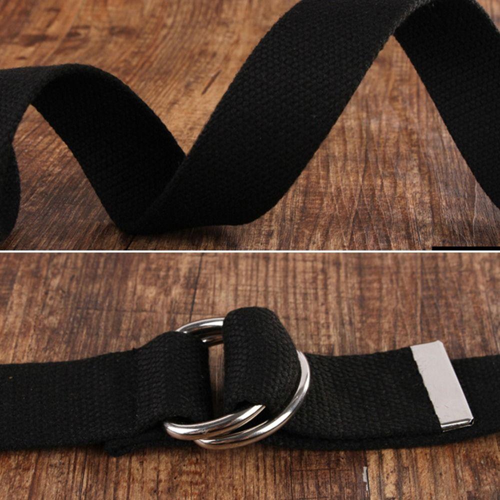 MOILYVN Dây Thắt Lưng Bện Nylon Khóa Bạc Đa Năng