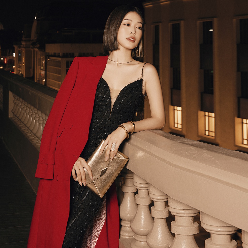 REINA - Áo khoác trench coat 2 hàng khuy