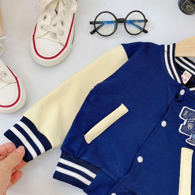 Áo khoác bomber bé trai bé gái. RẬP GIẤY