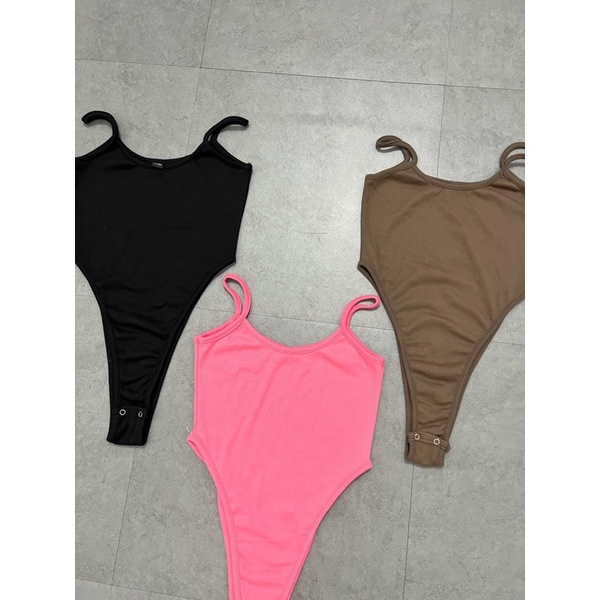 Bodysuit 2 Dây Thun Gân Xịn