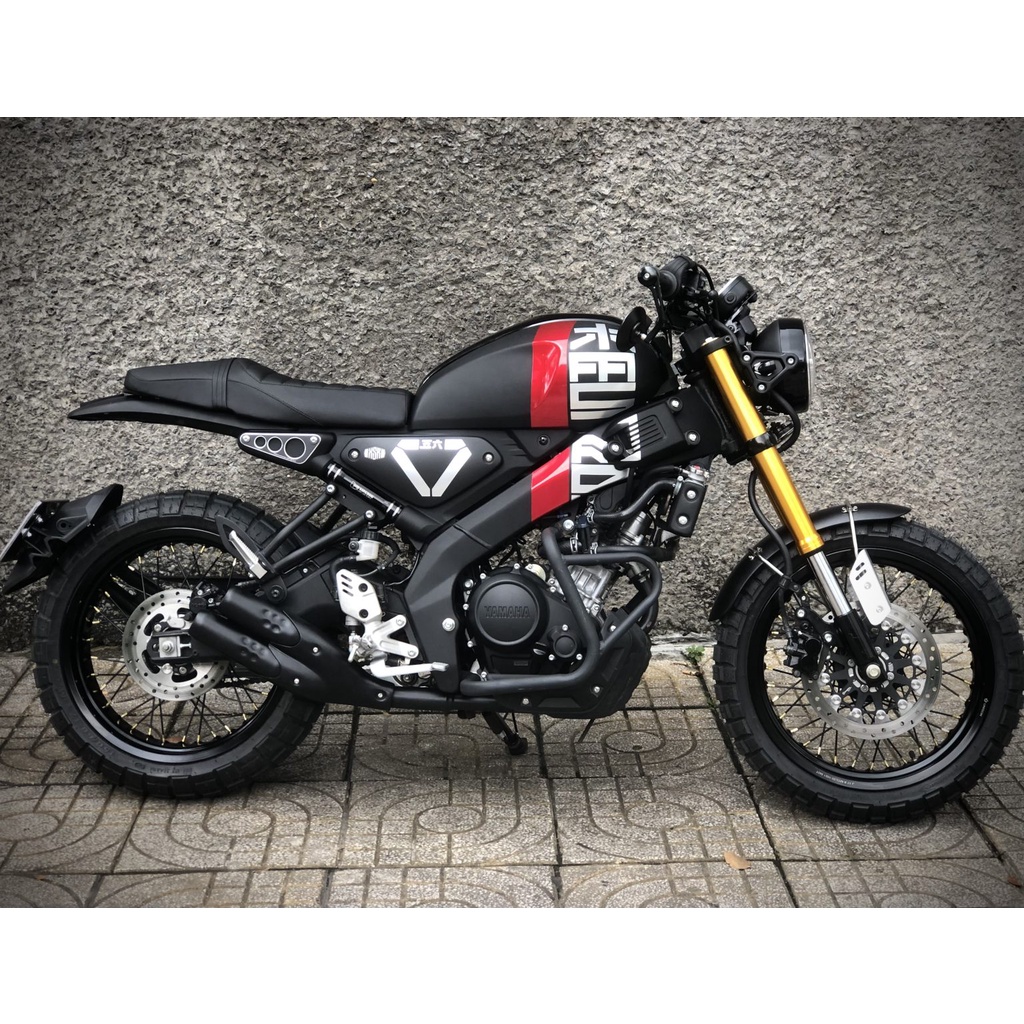PÔ FIRESTORM SCRAMBLER 2 NÒNG YAMAHA XSR155 / MT15