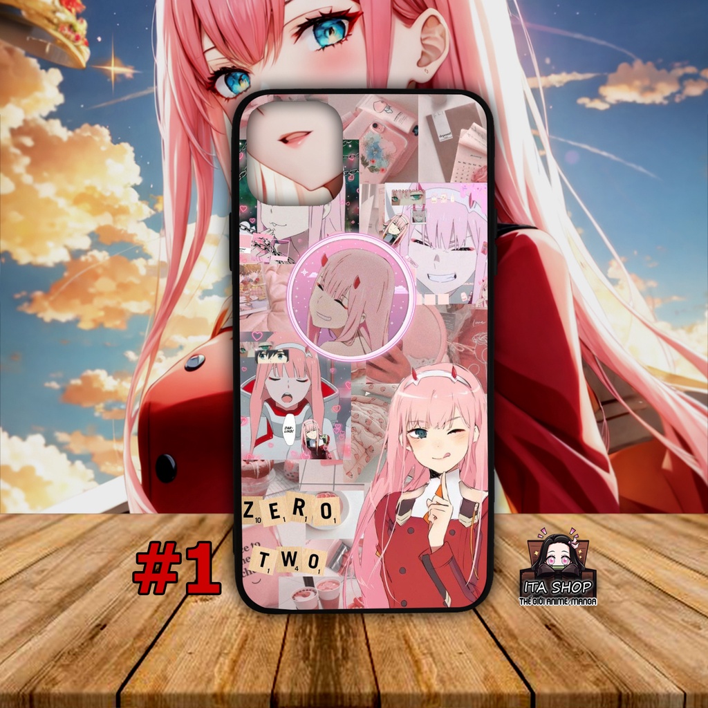 Ốp lưng Zero Two - Ốp Lưng Anime Iphone 6 6s 7 8 7+ 8+ X Xs Max Xr 11 pro max 12 pro 13 pro 14 Pro P