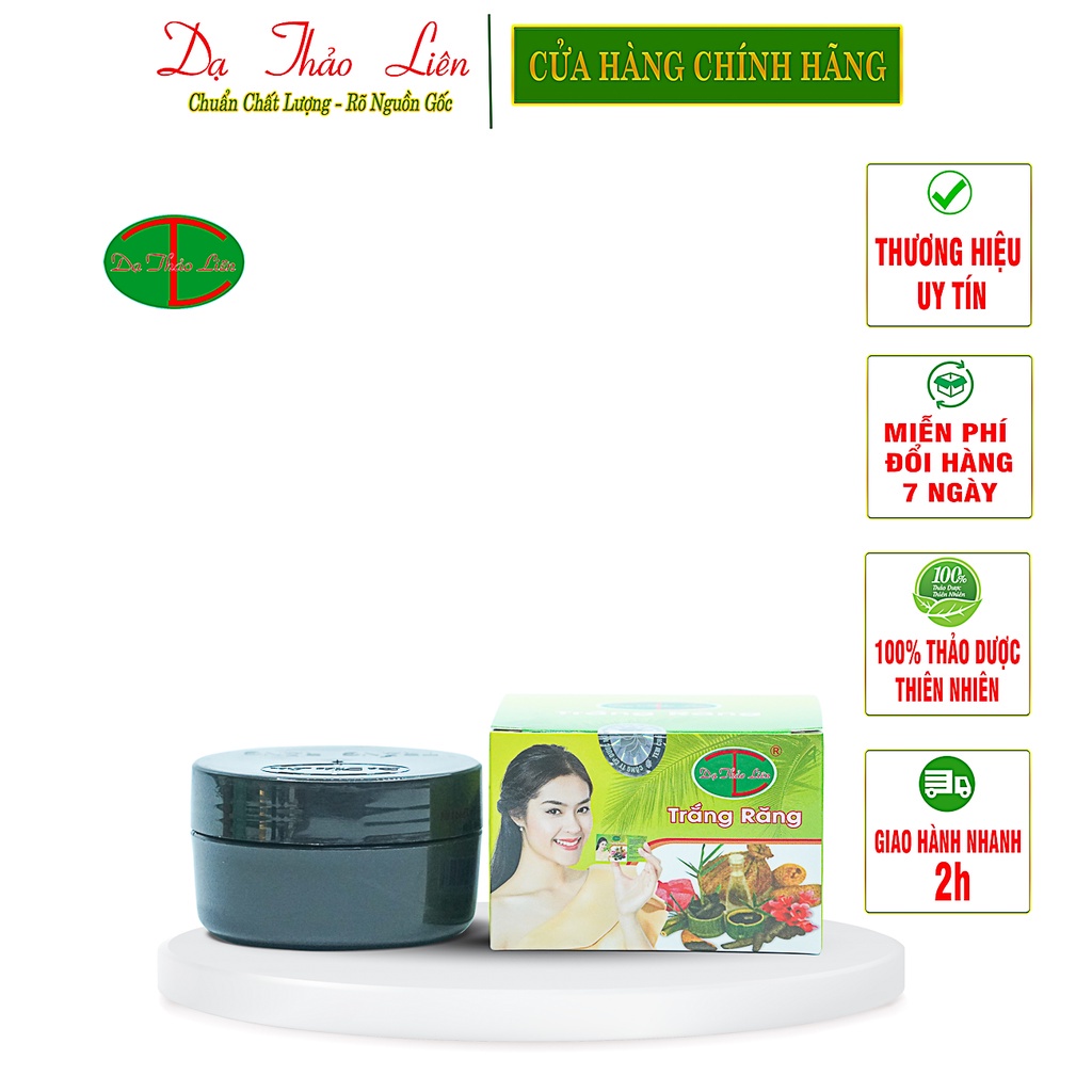 Bột trắng răng dạ thảo liên 100% thảo dược thiên nhiên 25g - ảnh sản phẩm 2