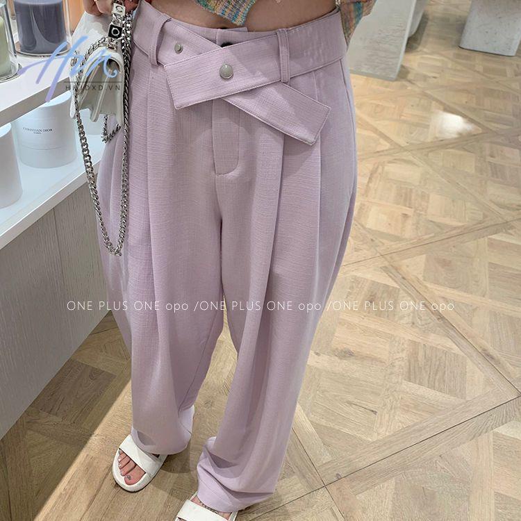 Quần Dài Ống Rộng Có Thể Tháo Rời Thời Trang Mùa Hè Cho Nữ