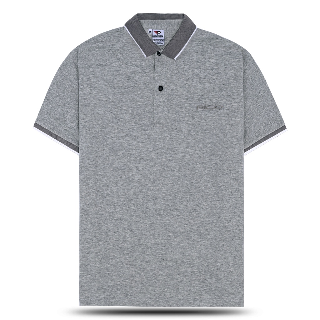 Áo thun polo nam cổ bẻ cotton, logo ép nhiệt Zppl32 (chọn màu)