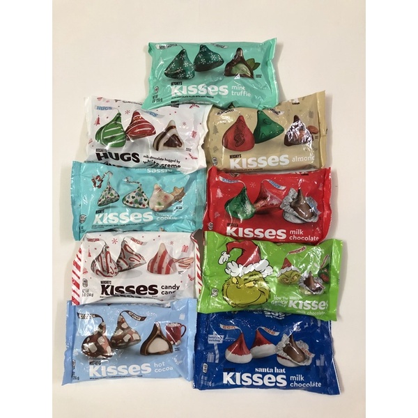 Sô cô la ￼Hershey's Kisses - Mỹ [ Almond, Caramel, White Creme, Mint Truffle, Hot Cocoa, Milk Chocolate ]
