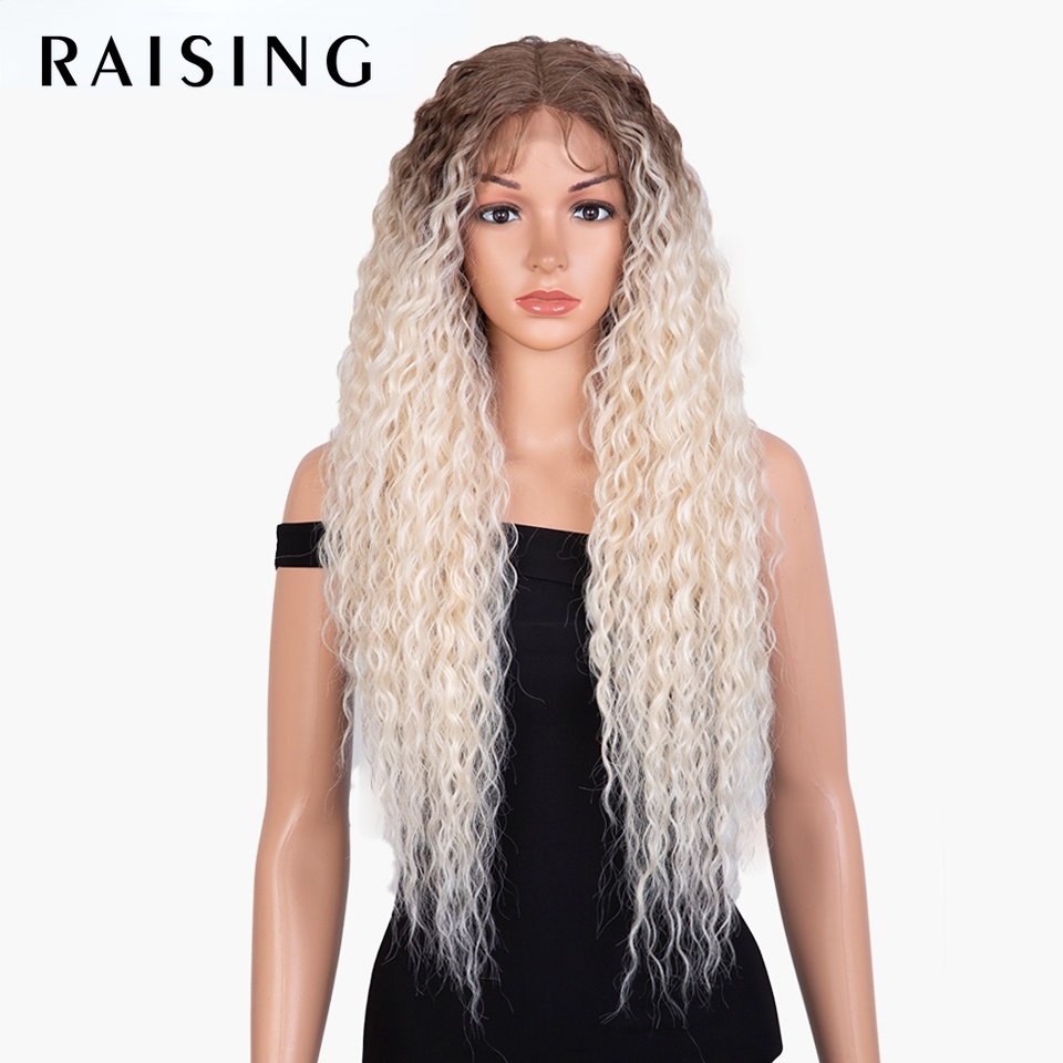 Bộ Tóc Giả Xoăn Dài 30 inch Màu Sắc Đỏ Tía Trắng Dành Cho Nữ