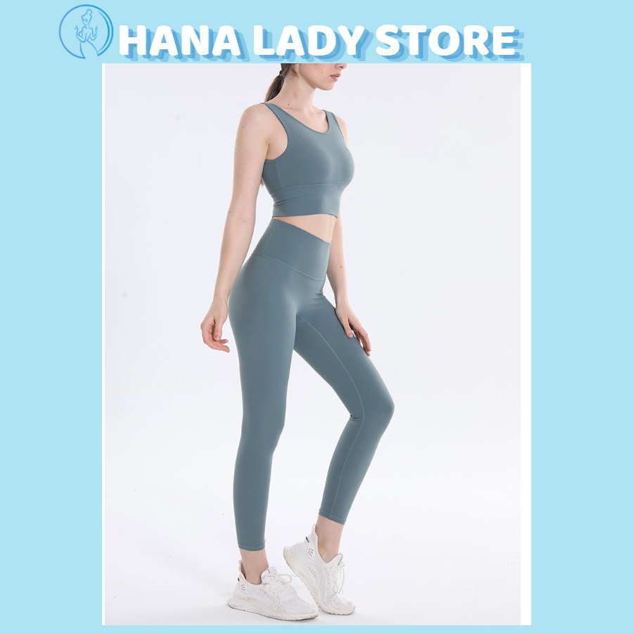 Bộ Quần Áo Tập Gym Yoga Nữ Co Giãn Thấm Hút Thoát Khí Croptop Cao Cấp BTG03