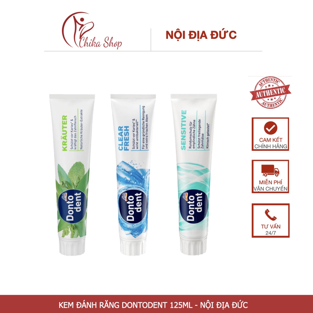 KEM ĐÁNH RĂNG DONTO DENT 125ml