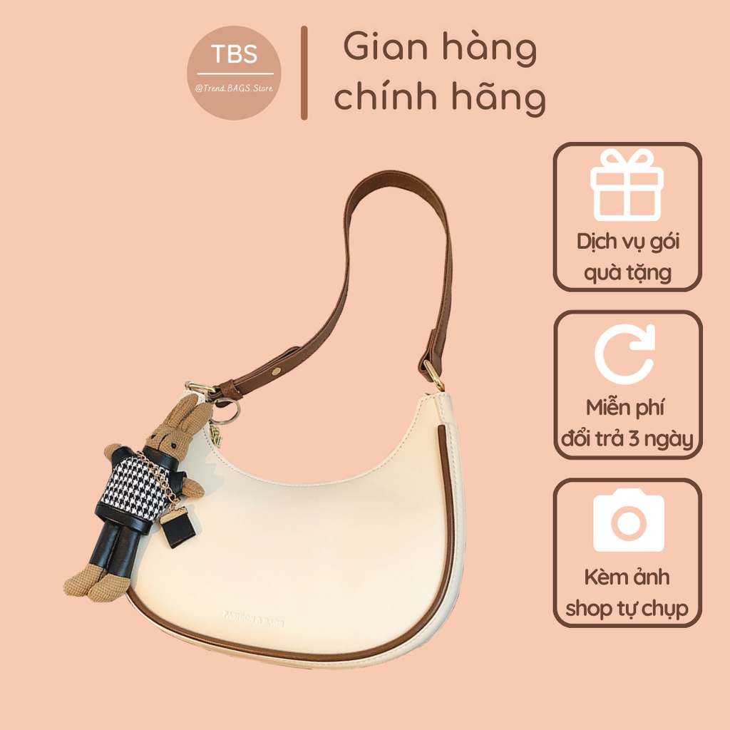 Túi đeo vai, đeo chéo bán nguyệt  - Hàng loại 1 - TB.Store HD212 24x18x6 cm