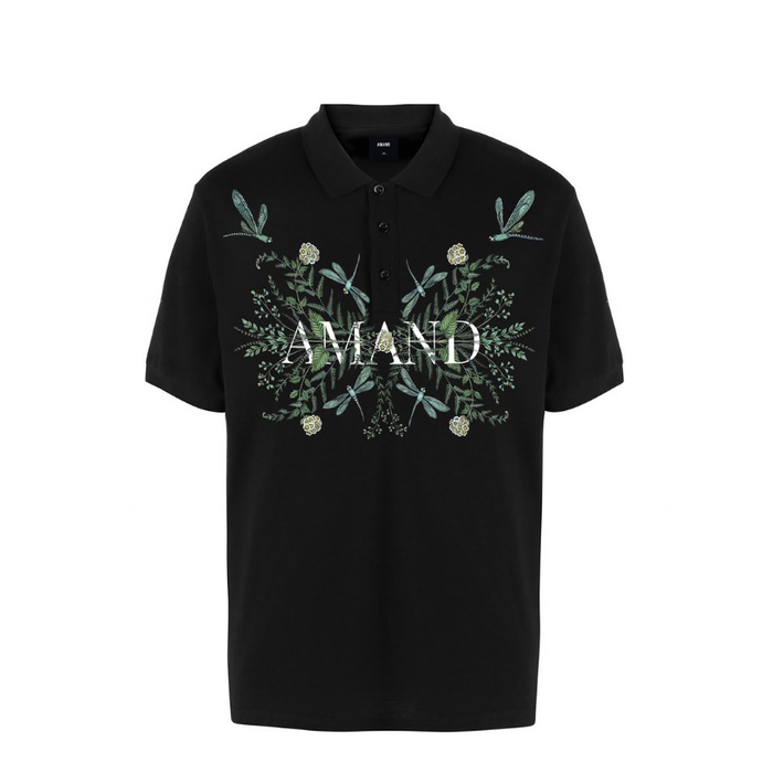 Áo Polo Amand Dragonfly Polo - Black