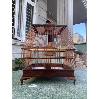 Khung lồng chim tự ráp sin đấu gỗ muồng