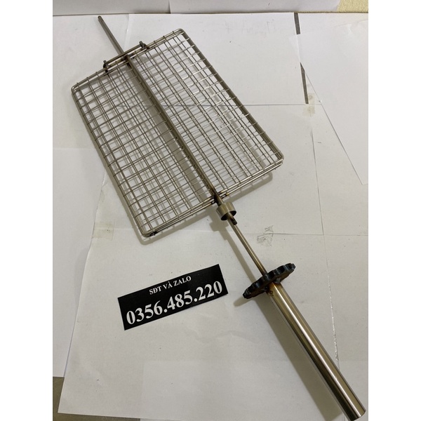 Vỉ Nướng Thịt Cho Lò Quay Chạy Xích To Xe Máy Honda ( lòng máy 50cm )