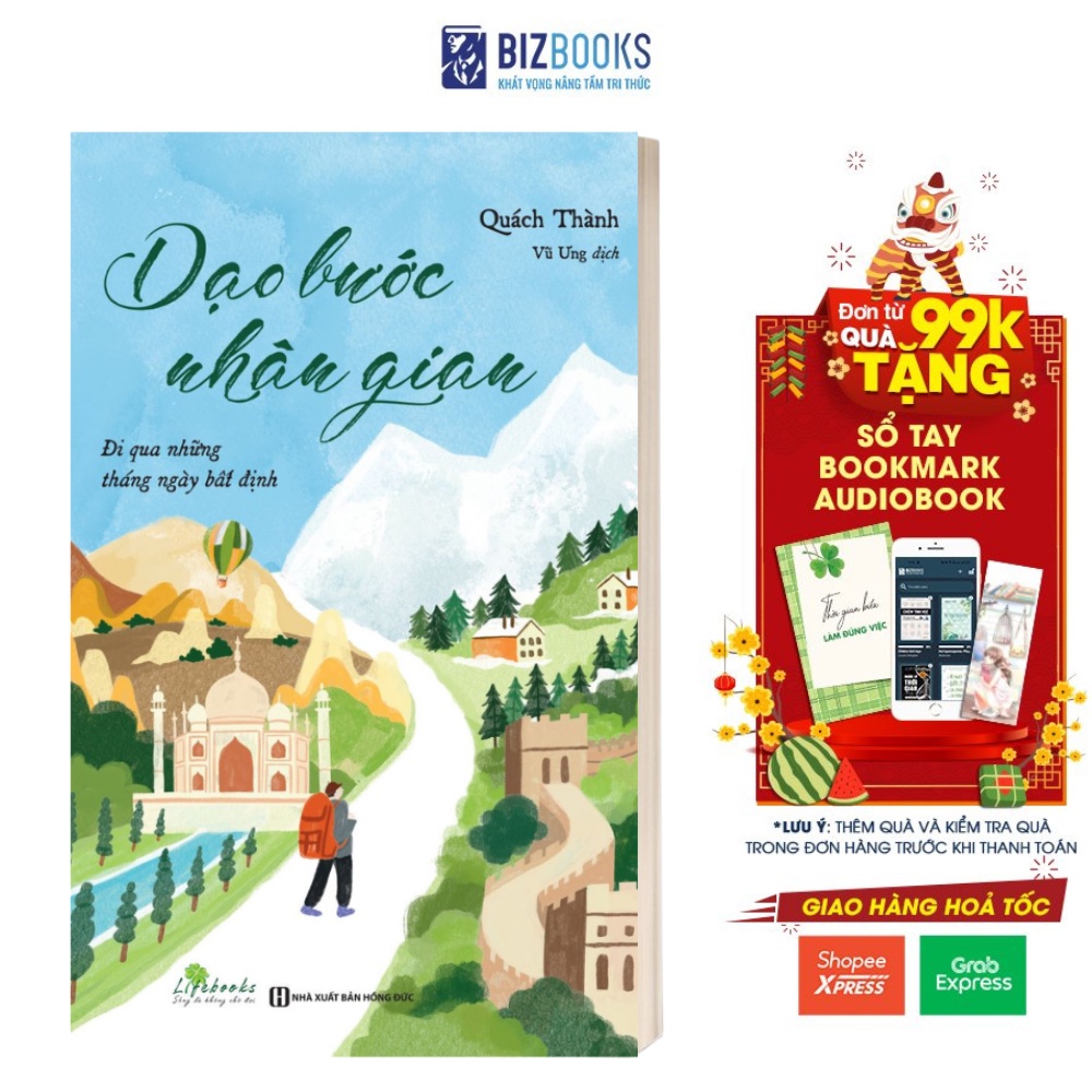 Sách - Dạo bước nhân gian - Đi qua những tháng ngày bất định - Bizbooks