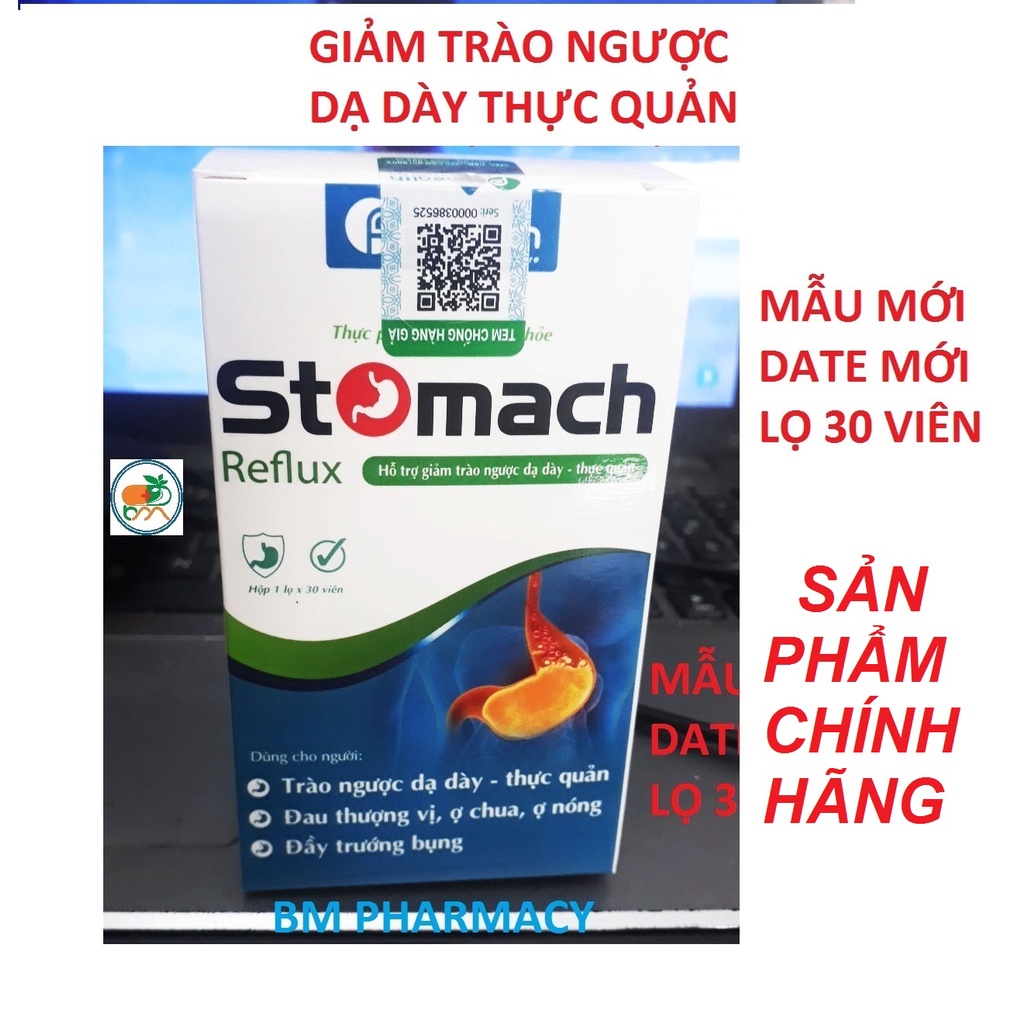 Viên uống dạ dày STOMACH REFLUX, giảm trào ngược dạ dày, thực quản