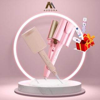 Máy Uốn Sóng Nước 26mm & 32mm, Máy Làm Tóc Xoăn 3 TRỤC Tạo Lượn Sóng - Máy Bấm Tóc Gợn Sóng Nhỏ Phong Cách Hàn Quốc