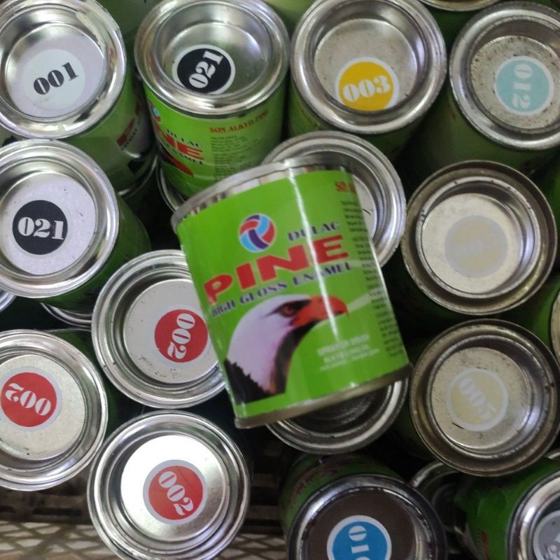 Sơn Alkyd Pine màu xanh lá, mã 008