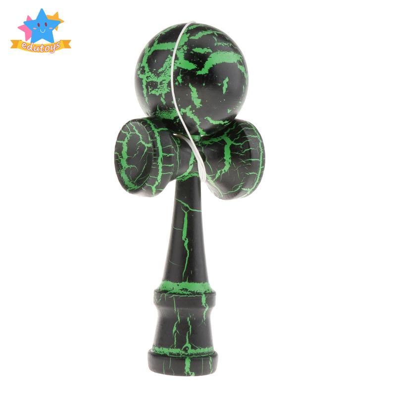 [Edstars] Trò Chơi Kendama Bằng Gỗ Kèm Dây Màu Xanh Lá Cây Cho Bé