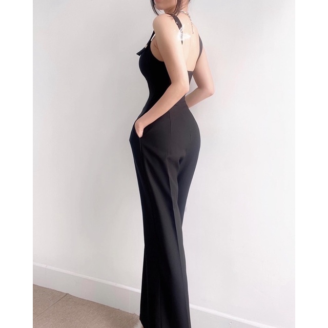 Jumpsuit Dài Đính Cúc Form Siết Eo Sang Trọng | BigBuy360 - bigbuy360.vn