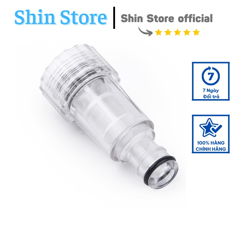 Khớp nhựa nối nhanh đầu hút & lọc máy rửa xe trực tiếp -SHINSTORE