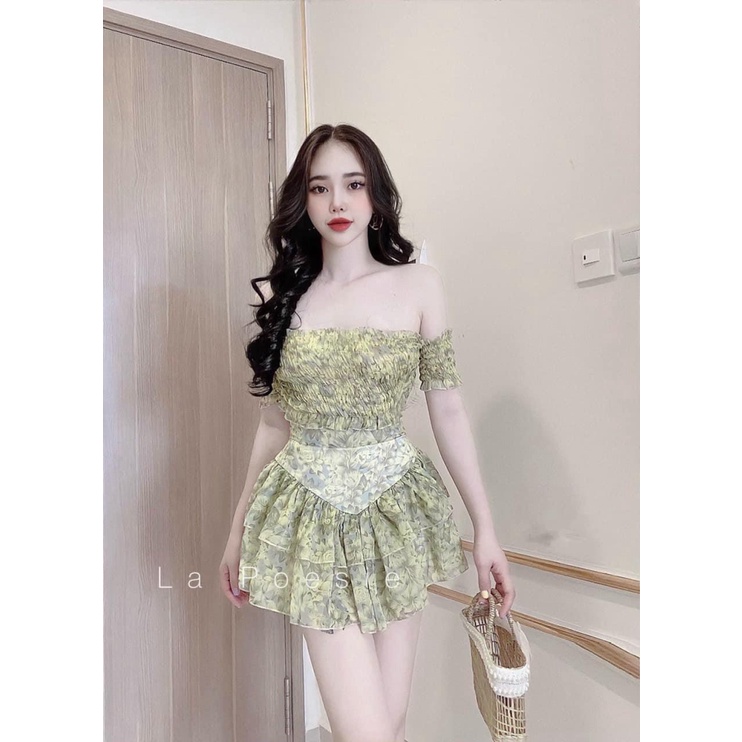 CẢNH BÁO: ĐÀM XINH XUẤT HIỆN RỒI ĐÂY | SET VÁY VOAN ÔM EO SIÊU SANG CHẢNH UP SHOP HHP