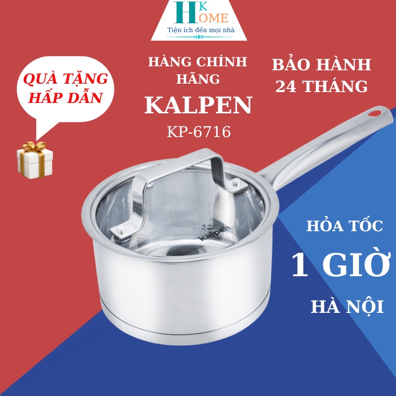 Quánh Inox 304 Cao Cấp Kalpen Gliter Quánh Hầm,Nấu Cháo Vừa Vặn Cho Các Bé Vô Cùng Tiện Lợi