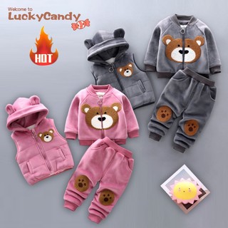 Bộ quần áo LUCKYCANDY phong cách Hàn Quốc dành cho bé trai