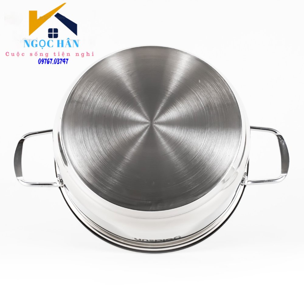 Bộ nồi inox 3 đáy bếp từ Goldsun GPS1700 - Hàng Việt Nam chất lượng cao