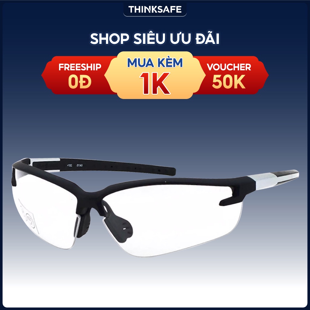Kính bảo hộ Deltaplus Thinksafe, mắt kính trắng chống bụi, chống tia UV, bảo vệ mắt đa năng, đi đường, lao động - Fuji2