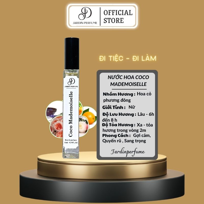 Nước Hoa Nữ GOOD GIRL - LA VIE EST BELLE - SCANDAL - VERY SEXY - BACCARAT ROUGE 540 10ML BY JARDIN PERFUME | BigBuy360 - bigbuy360.vn