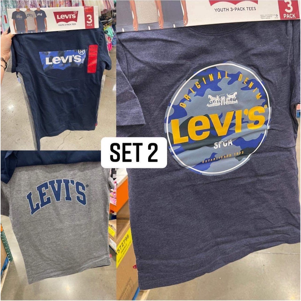 [SIZE TRẺ EM] Áo thun tách set Levi's hàng Mỹ