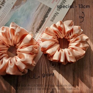 Scrunchies LACIBEL lụa satin, buộc tóc vải handmade