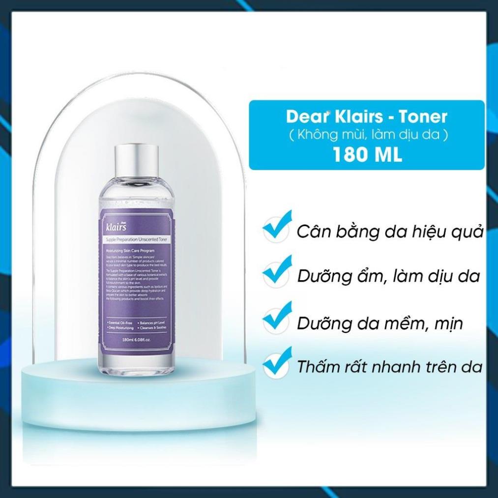 Toner Klairs nước hoa hồng phục hồi làm dịu da Midnight Blue giảm sưng sạch mụn | BigBuy360 - bigbuy360.vn