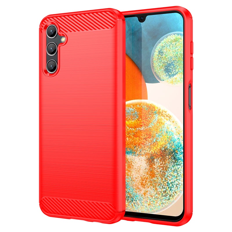 Ốp Lưng Sợi Cacbon Xước Bảo Vệ Cho Điện Thoại Samsung Galaxy A14 4G 5G