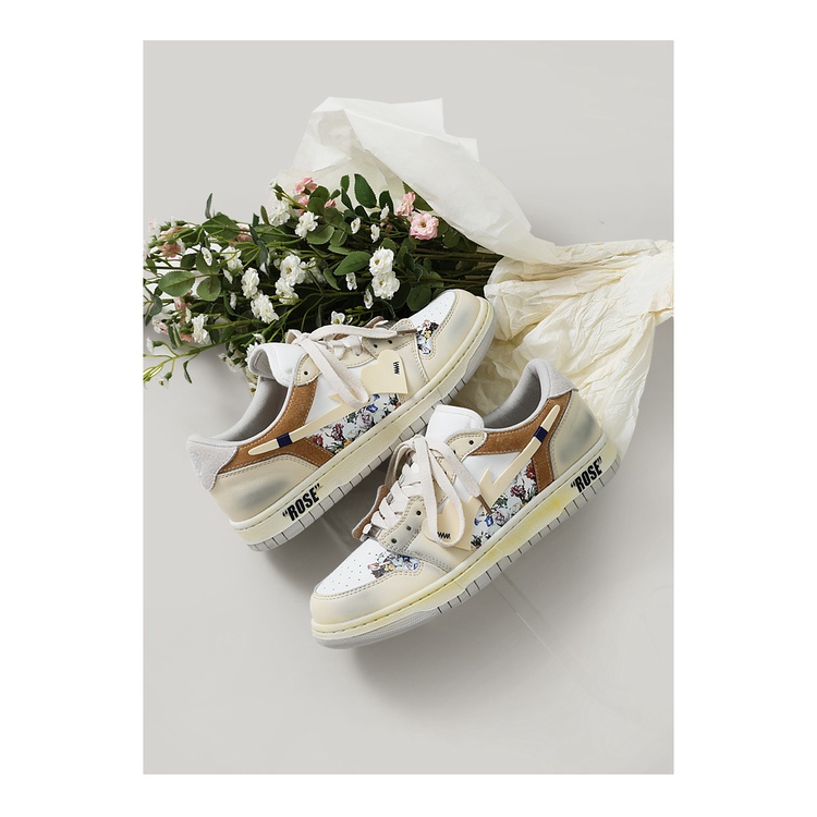 Giày Cat and Sofa Chính Hãng 🔴SIMPLE SNEAKER🔴 Giày Cat Sofa Rose Green - Cream White Phong Cách Dunk Low AC227