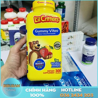Kẹo Gấu Dẻo Lil Critter Gummy Vites Complete Multivitamin Cho Bé 300v của Mỹ
