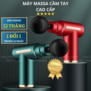 Máy massage cầm tay, súng mát xa cổ vai gáy 4 Đầu 6 Chế Độ