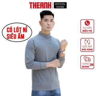 Áo thun giữ nhiệt nam cao cổ phong cách trẻ trung năng động, mã TA-XV09