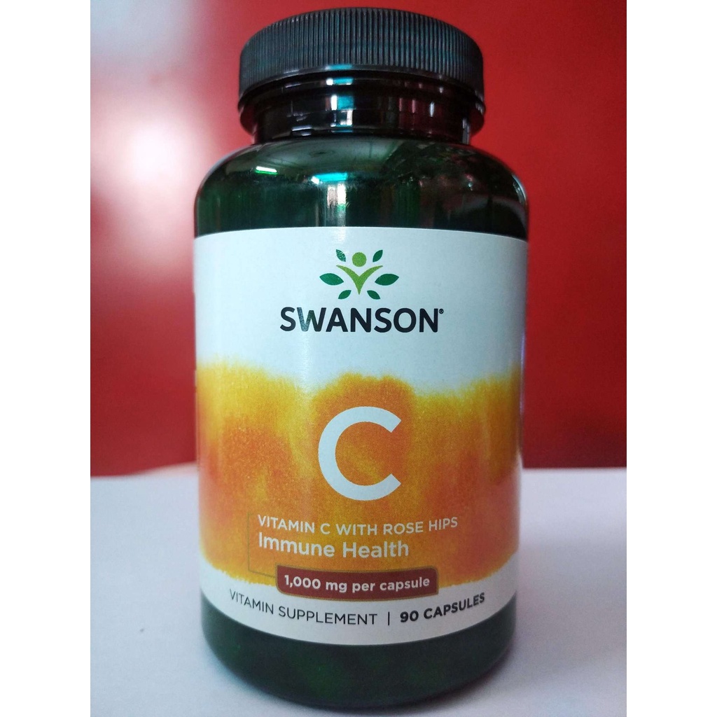 VITAMIN C | Tăng Đề Kháng Swanson Vitamin C 1000 mg 90 viên - Chính Hãng - Muscle Fitness